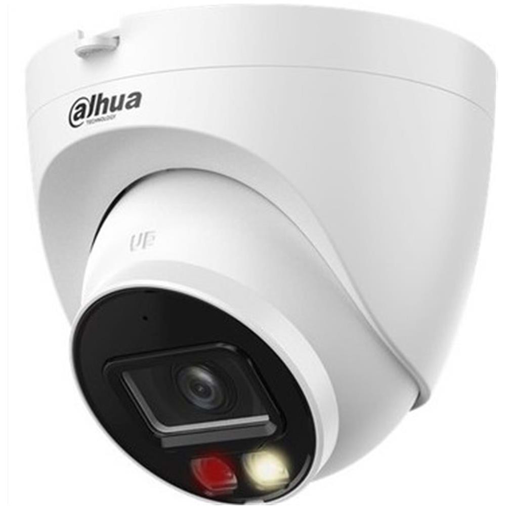 Dahua IPC-HDW1249T-S-IL 2MP 2.8MM Smart Dual Light Aydınlatmalı Sesli Renkli Color Dome IP Kamera