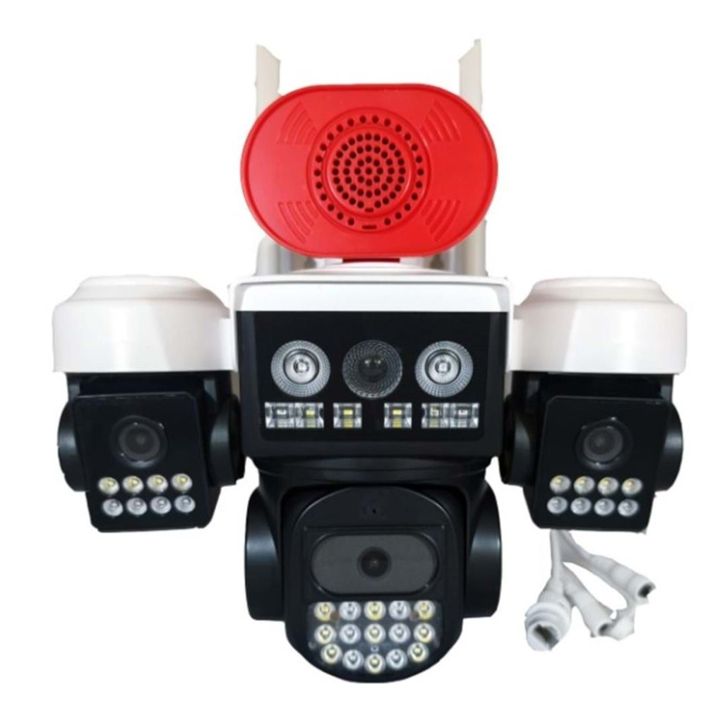 Apronx APX-WP233 6Mp 3.6mm 2-2.8mm Üç Kamera 39 Led Wifi PTZ