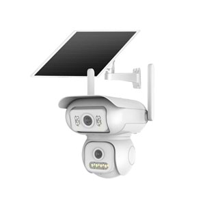 Joysee S2 6Mp AOR 4G 2x2.8mm Solar İki Kamera 4IR+4Led PTZ