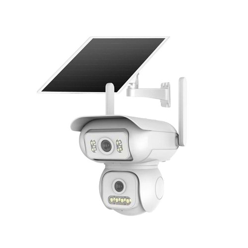 Joysee S2 6Mp AOR 4G 2x2.8mm Solar İki Kamera 4IR+4Led PTZ