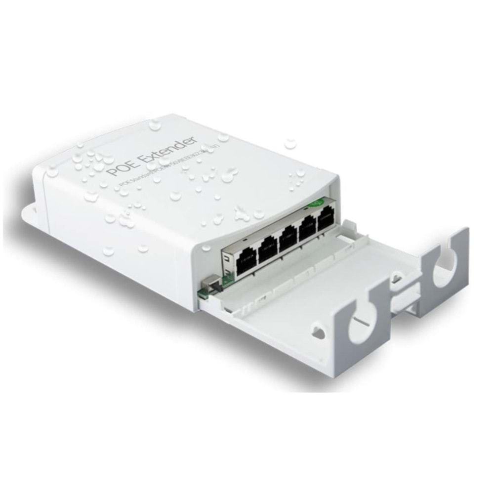 Teldata TLD-EXP Poe Extender 10-100-1000 1 İnput 4 Output 12W İç Ortam