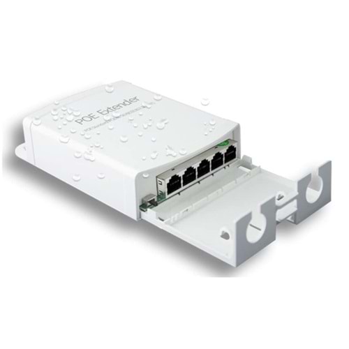Teldata TLD-EXP Poe Extender 10-100-1000 1 İnput 4 Output 12W İç Ortam