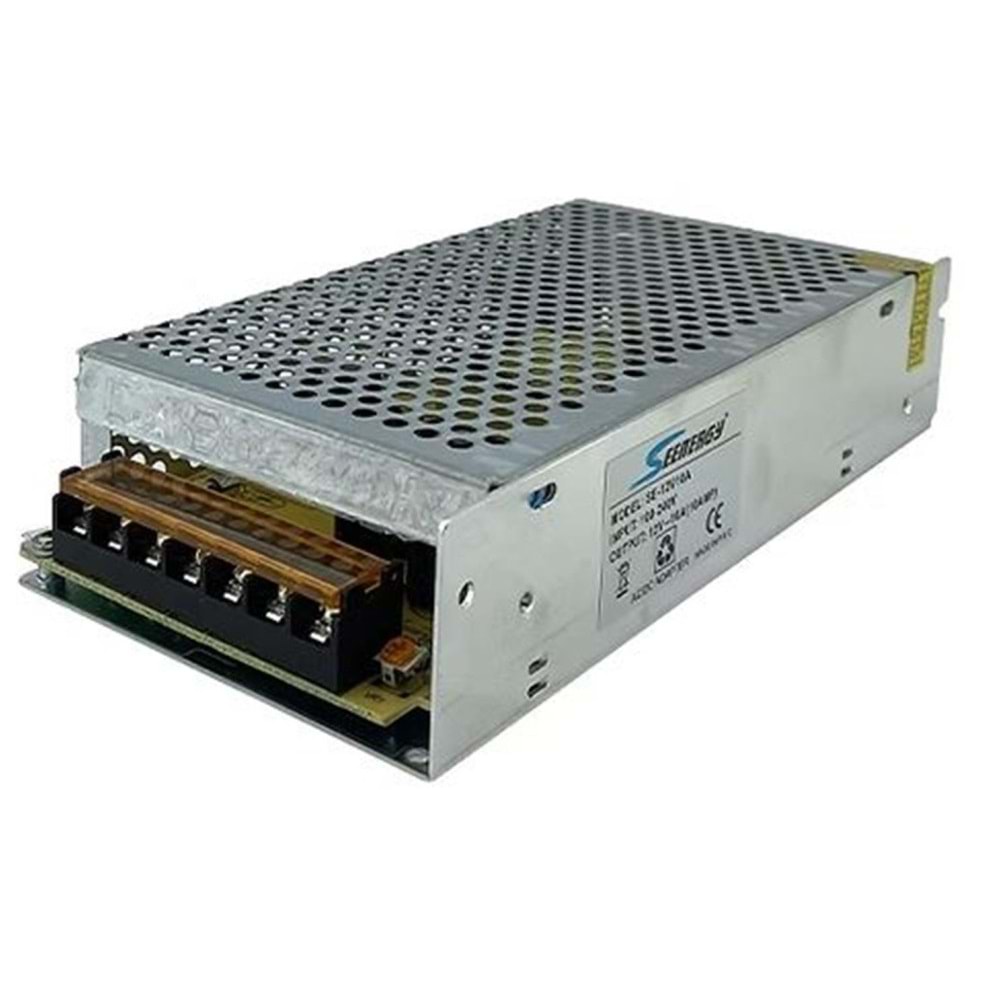 Seenergy SE-12V10A 12V 10Amper Metal Adaptör