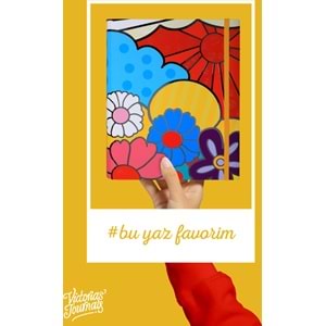 Victoria S Journals Gizli Spiralli Defter 17x24 96 YP Çizgili 124-1152