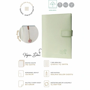 VJ Kutulu Defter 13x18 Cm Ivory 96 YP Kitap Ayraçlı 124-1061