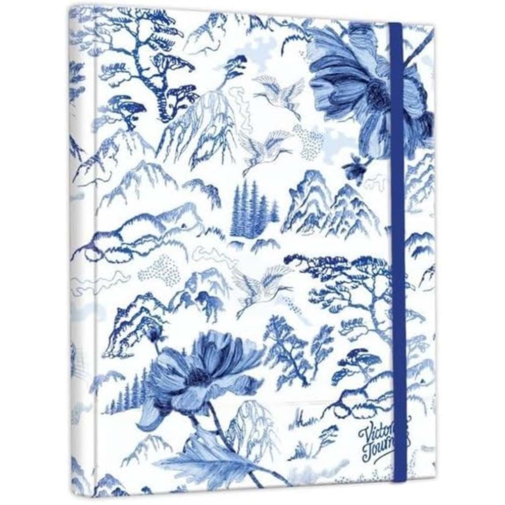 Victoria S Journals Gizli Spiralli Defter 17x24 96 YP Çizgili 124-1161