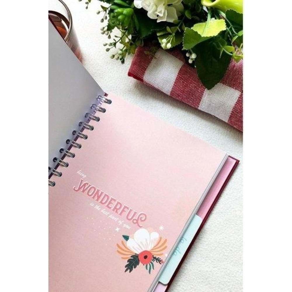 VJ Planlayıcı Defter GSP Ayraçlı 17x23 Haftalık 112 sf.+ToDo 30 sf.+Noktalı 50 sf.124-1286