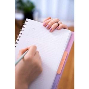 VJ Planlayıcı Defter GSP Ayraçlı 17x23 Haftalık 112 sf.+ToDo 30 sf.+Noktalı 50 sf.124-1289