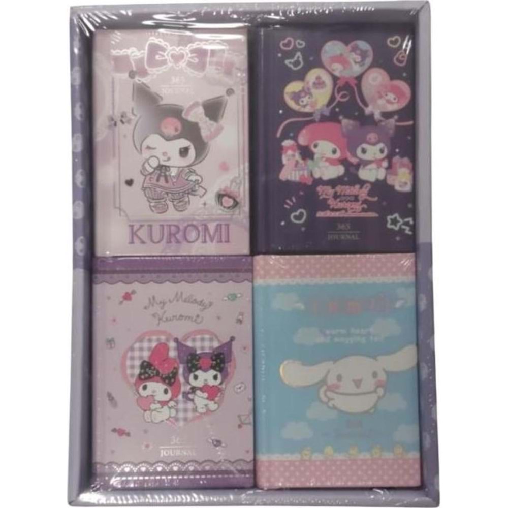 Kuromi 365 Gün Günlük 368 Sayfa 80 Gr A7 16 Lı 525-2209