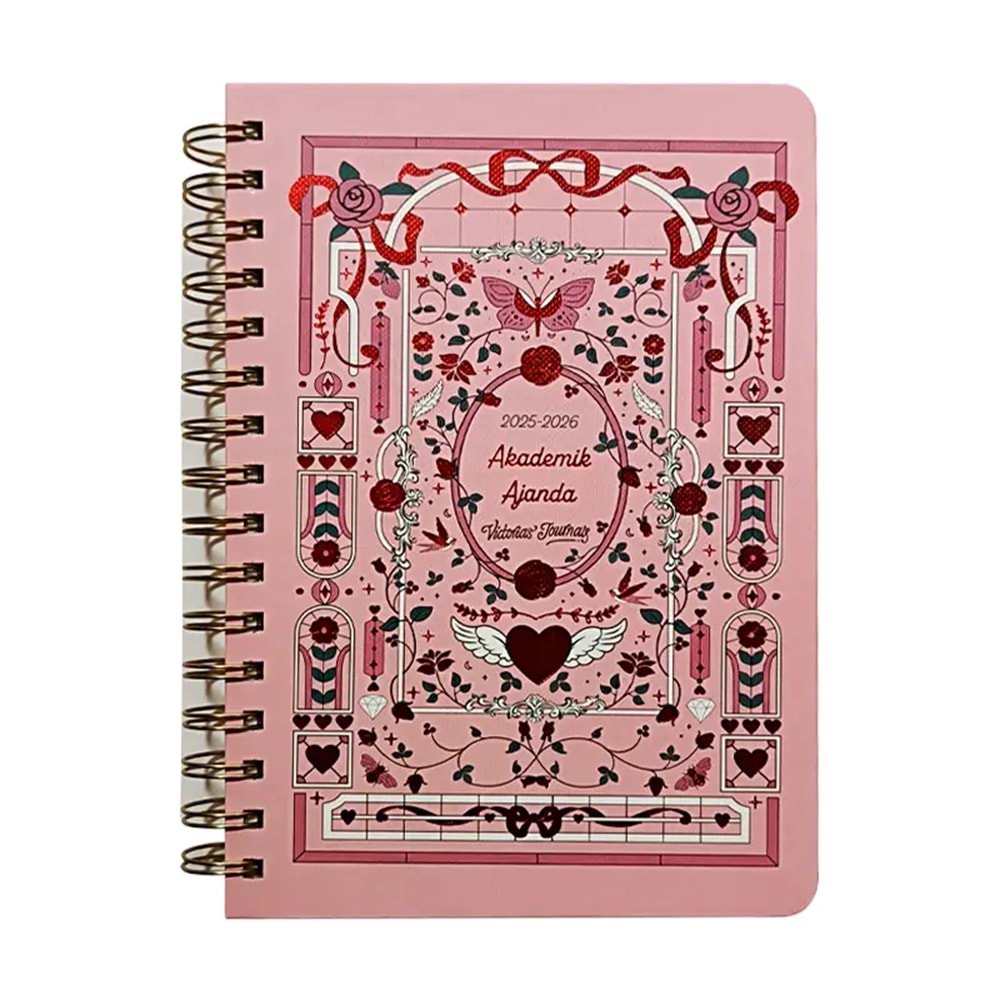 Vj Akademik Ajanda Spiralli Sert Kapak A5 2025-2026 225-2250