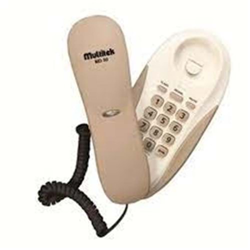 Penguen Krem Kablolu Duvar Telefonu