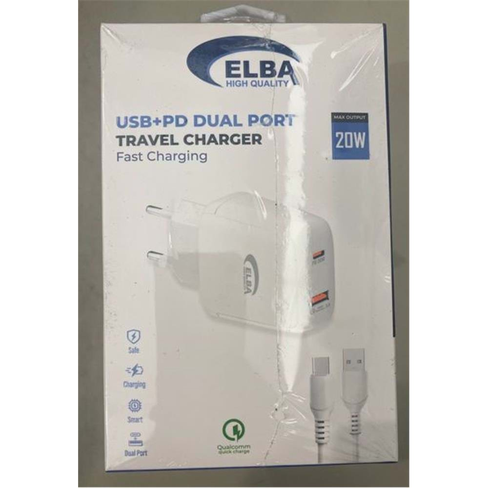 ELB44 ELBA 20W 2Lİ PD+USB TYPE-C SET