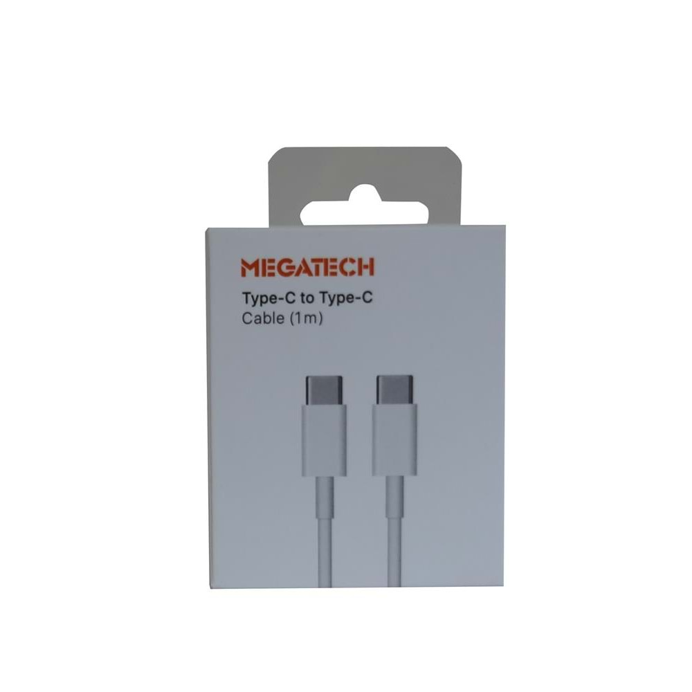 Megatech MG-IP15TT 1mt Usb Type-C to Type-C Şarj ve Data Kablosu (Iphone 15 Uyumludur)