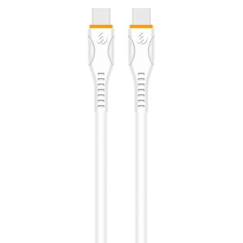 S-link SW-C130 1m 60W TypeC to TypeC Hızlı Data + Sarj Kablosu
