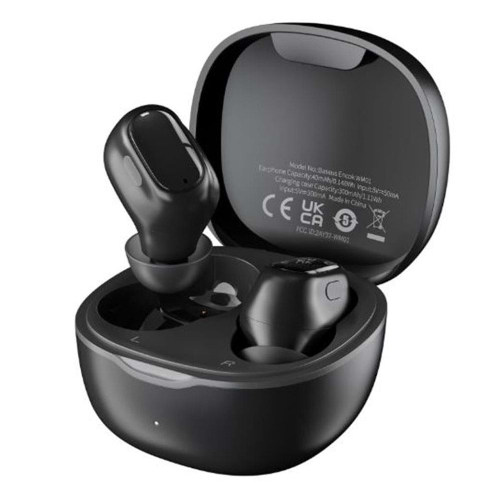 Baseus Encok WM01 TWS Kulaklık-Siyah NGTW370001