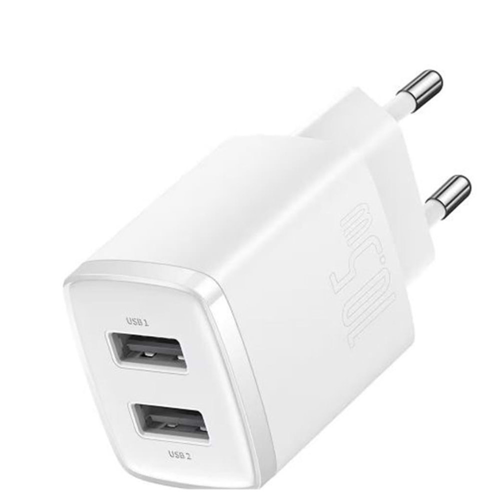 Baseus CCXJ010202 10,5W Beyaz Şarj Aleti