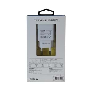 Elba Elb10 10W 3.0A Hızlı Şarj Akıllı Koruma Usb EV Şarj Kafa