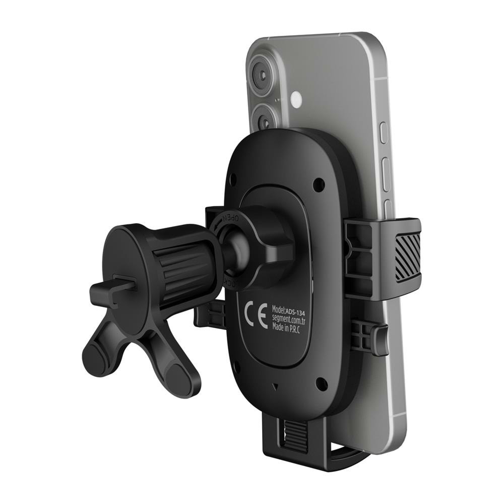 Addison ADS-134 Universal Ayarlanabilir Siyah Klima Izgara Üzeri Araç Telefon Tutucu