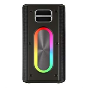 Microlab M60 Vega 15000mAh Batarya Wireless Mikrofonlu Siyah Gri Usb + Tf Kart + Bluetooth Powerban