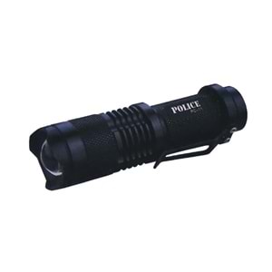 Polıce PC-11 Pilli El Feneri (Power Led + Zoom) Kalem Pille Çalışır