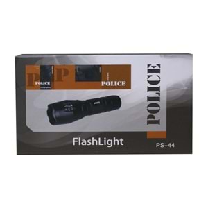 Police PS-44 CREE T6 LED + Zoom Şarj Edilebilir El