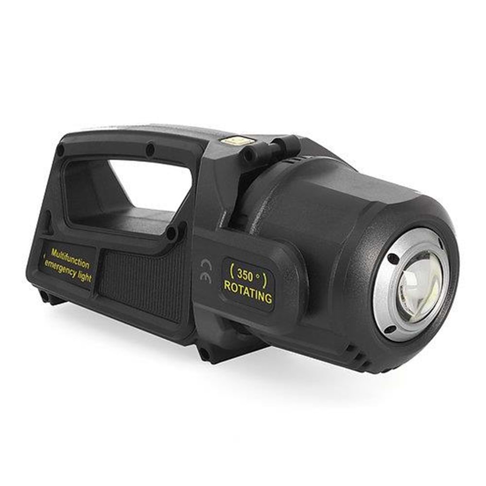 Polıce PS-384 Güneş Enerjili, Enerji Göstergeli, Telefon Şarj Etme Özellikli Spot Fener