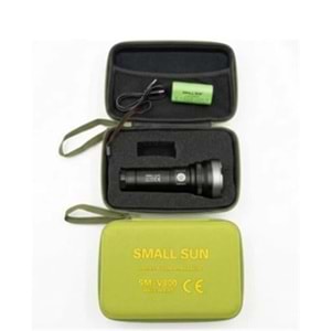 Small Sun SM-V800 Çantalı Metal Fener Şarjlı 7800mah 3.7v Li-on Pil
