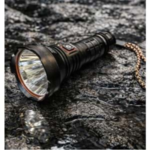 Small Sun SM-F805 Metal Fener 80w 2000lümen (4800mah li-on 3.7- 26650) Şarjlı