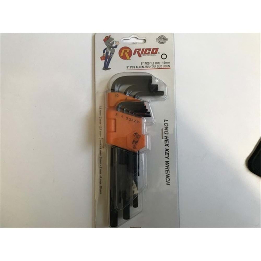 Rıco 013-RC0215 Düz 9lu Uzun Alyan Takımı