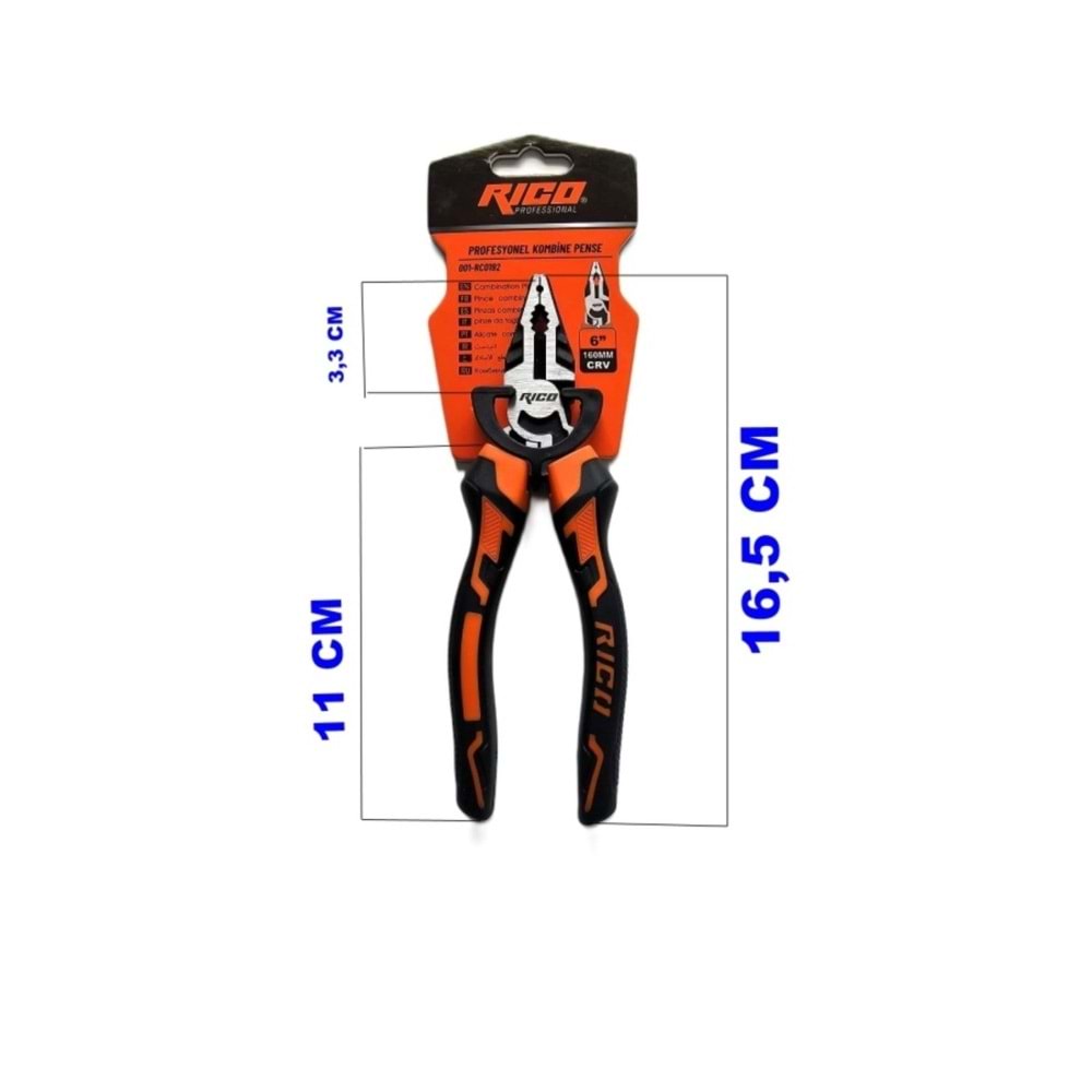 Rıco RC-0136 160mm no:6 Pense