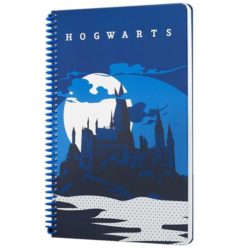 Mabbels Spiralli Defter Harry Potter Hogwarts Lacivert 80 YP 17x24 DFT-388425