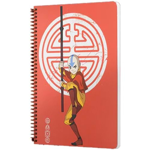 Mabbels Spiralli Defter Avatar Aang Kırmızı 80 YP 17x24 DFT-388616