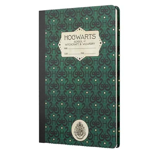 Mabbels Sert Kapak Butik Defter Harry Potter Hogwarts Syltherin Yeşil 80 YP 15x21 DFT-388166