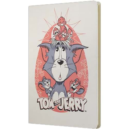 Mabbels Sert Kapak Butik Defter Tom And Jerry Krem 80 YP 15x21 DFT-388111