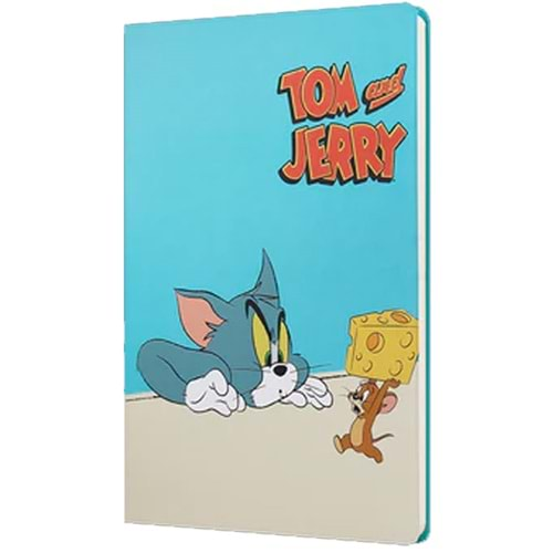 Mabbels Sert Kapak Butik Defter Tom And Jerry Peynir Mavi 80 YP 15x21 DFT-388111