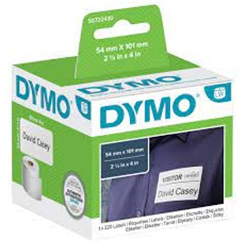 Dymo S0722430 LW Sevkiyat Etiketi, 220 etiket-paket, 101x 54mm (99014)