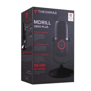 Thronmax M4 ZERO PLUS Siyah USB 96Khz 24bit 3,5mm Ses Konrtrol Mikrofon