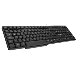 Everest KB-517UF Siyah USB F 2mt Kablo Uzunluğu Standart Klavye