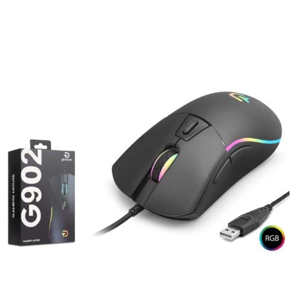 GOOD PRO G902 RGB Gaming Mouse 3600 DPI 6 Tuş 1000Hz Siyah