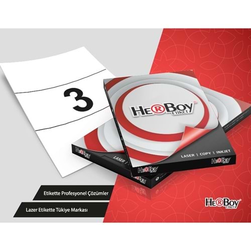 Herboy Laser Etiket 100 YP 210x99 Laser-Copy-Inkjet HB-1003