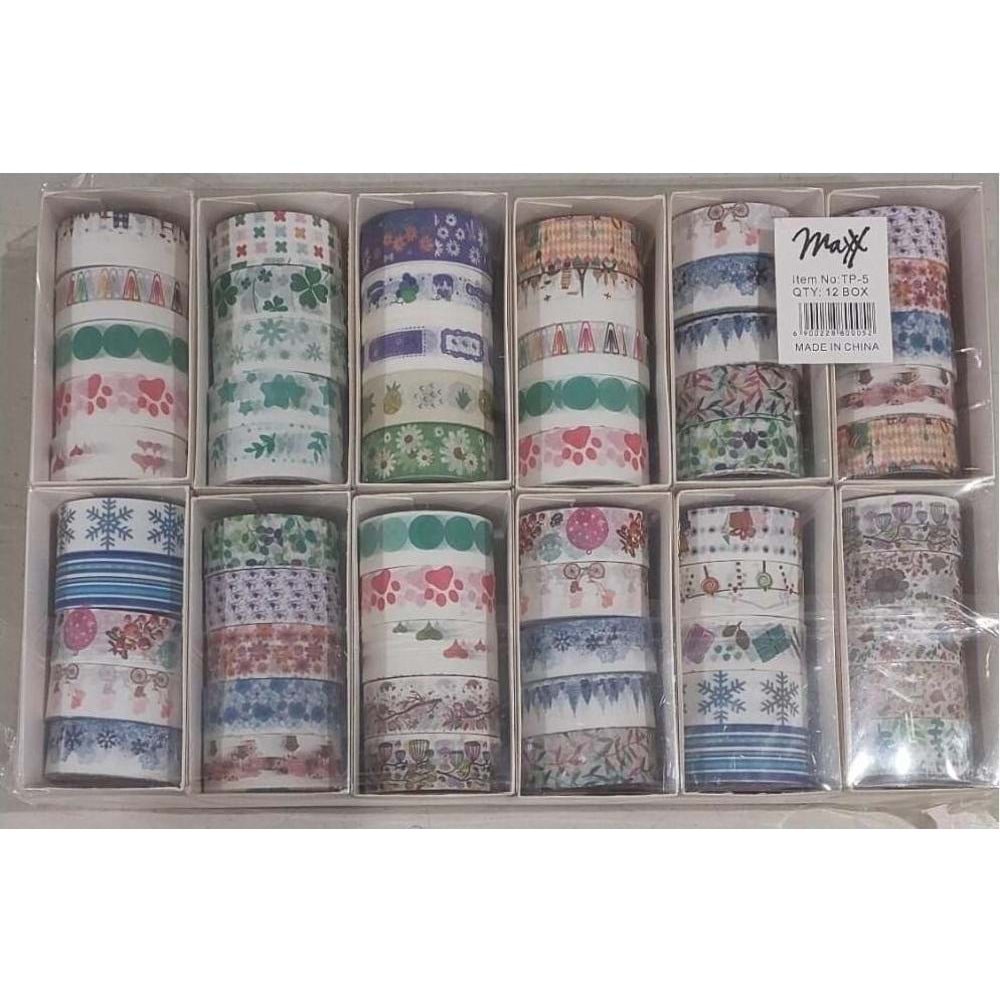 Maxx Desenli Bant 12 Li TP-5