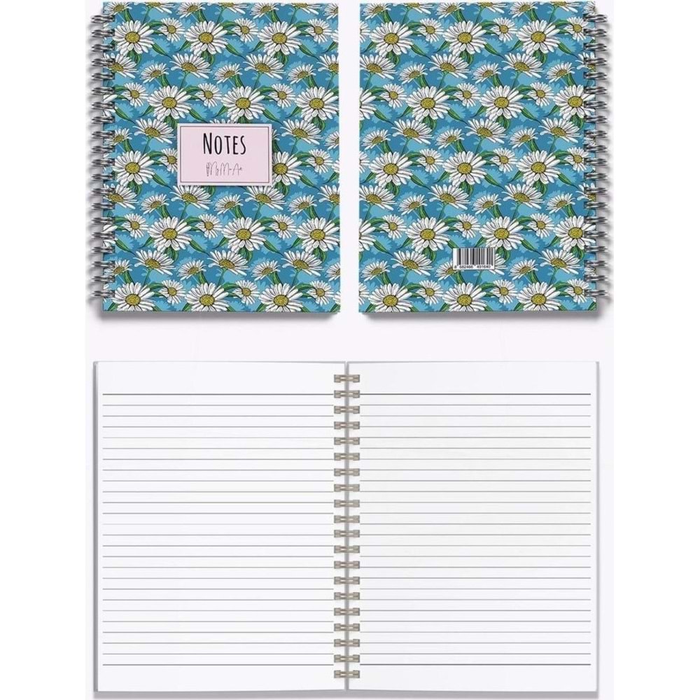 My Mia Art Sert Kapaklı Defter Yaz Serisi Daisy-Midi 14x20