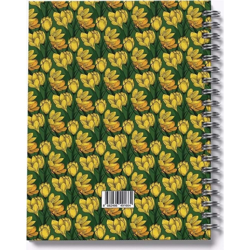 My Mia Art Sert Kapaklı Defter Yaz Seri Magnolia-Midi 14x20