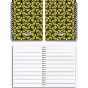 My Mia Art Sert Kapaklı Defter Yaz Seri Magnolia-Midi 14x20