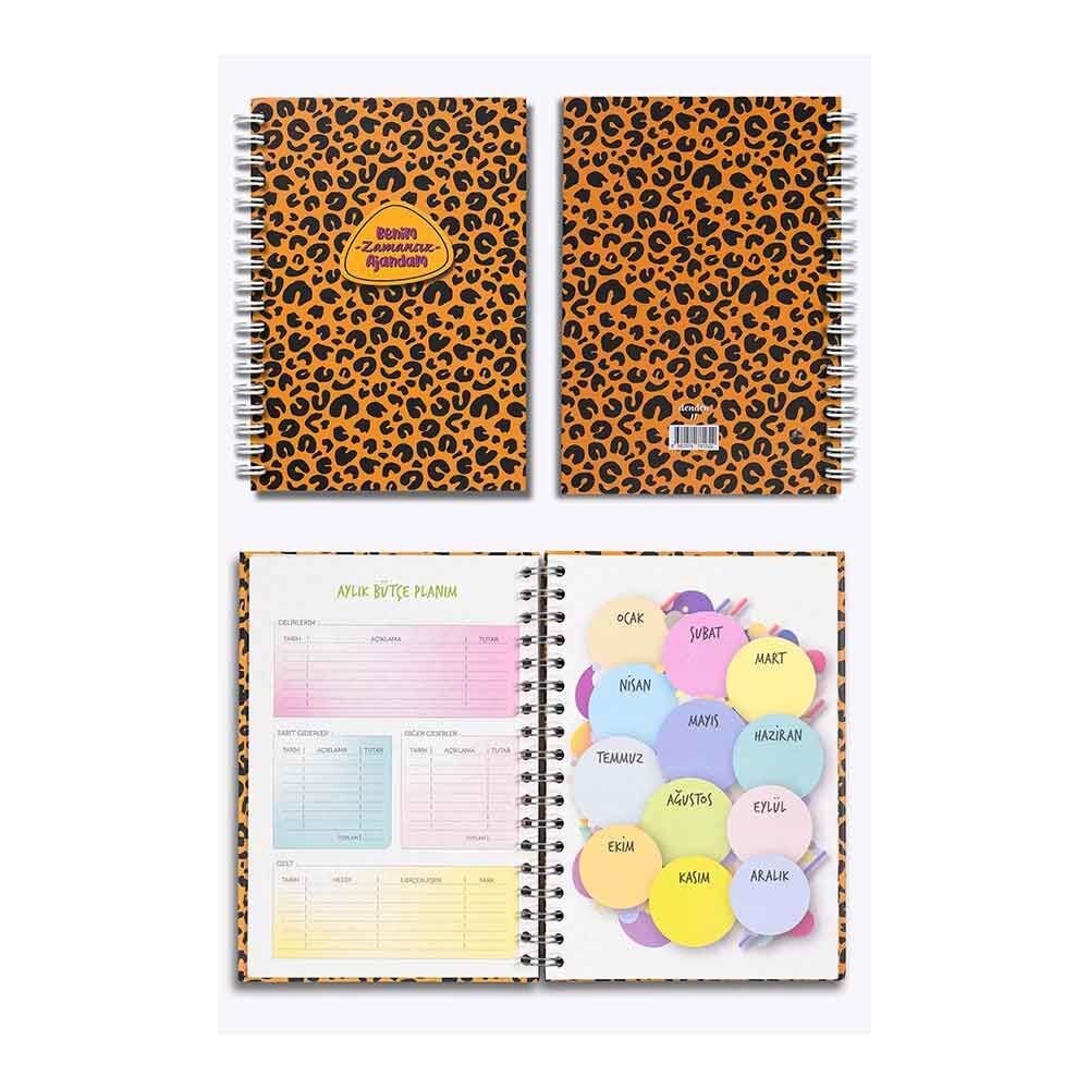 Denden Benim Ajandam Seri Benim Ajandam Leopar 17x24