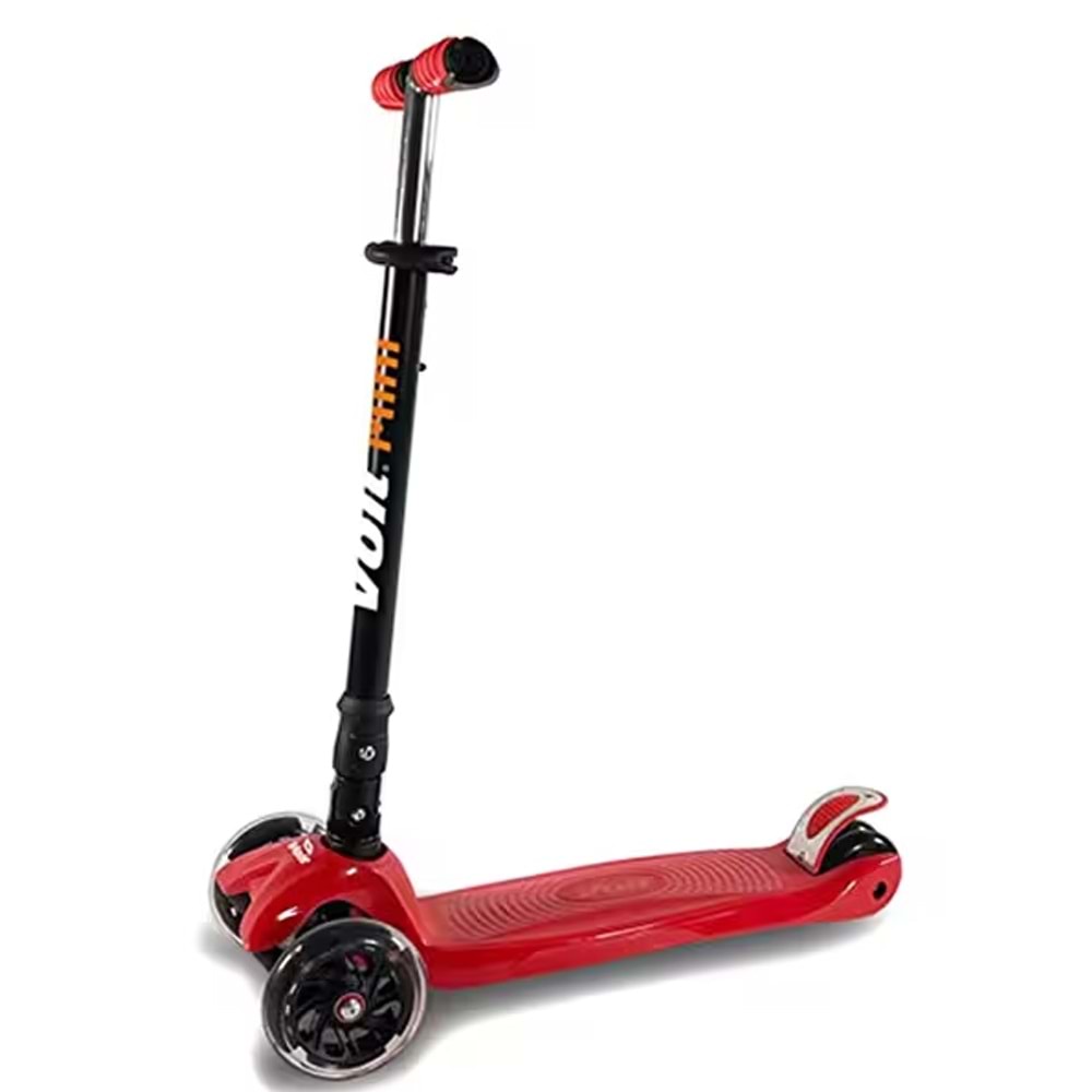 Voit Scooter 218 Kırmızı 3 Tekerlekli Işıklı Çocuk 8VOY218/021