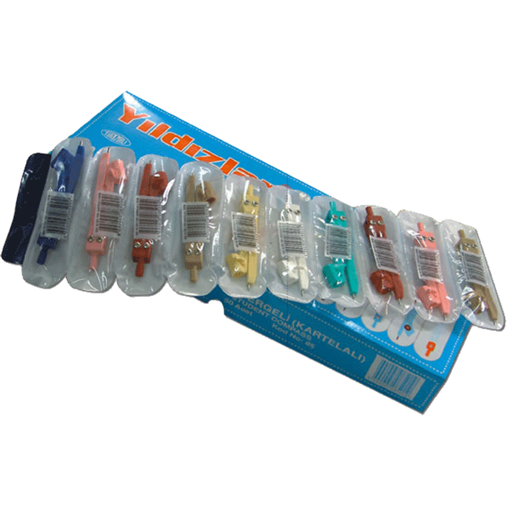 Beş Yıldızlar Öğrenci Pergeli Kartelada 085 (1 Adet)