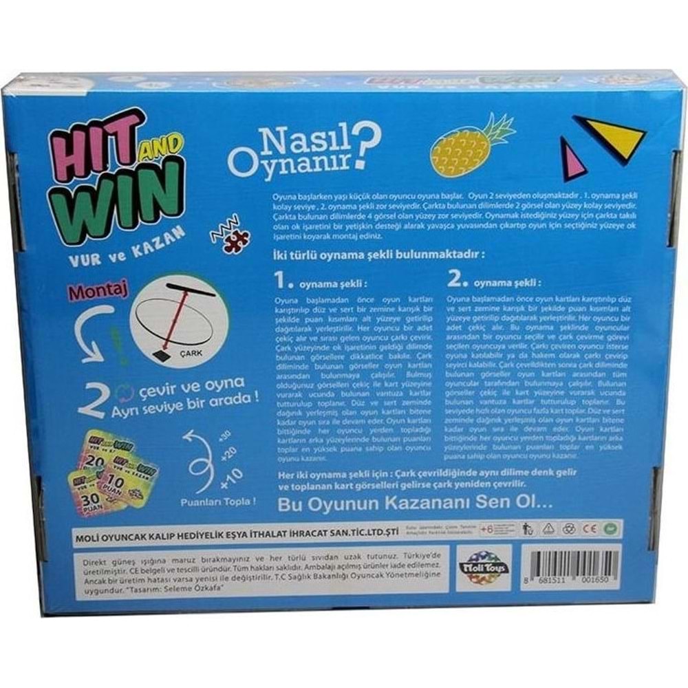 Moli Toys Vur Ve Kazan (hıt And Wın) ML-1650