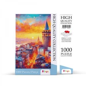 BToys Puzzle 1000 Parça Galata Tower 326453