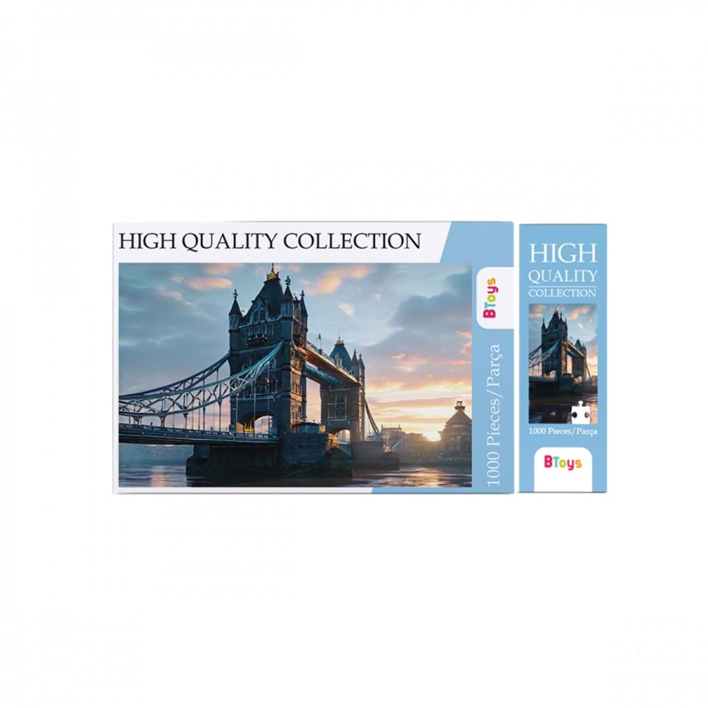 BToys Puzzle 1000 Parça Golden Brıdge 326699